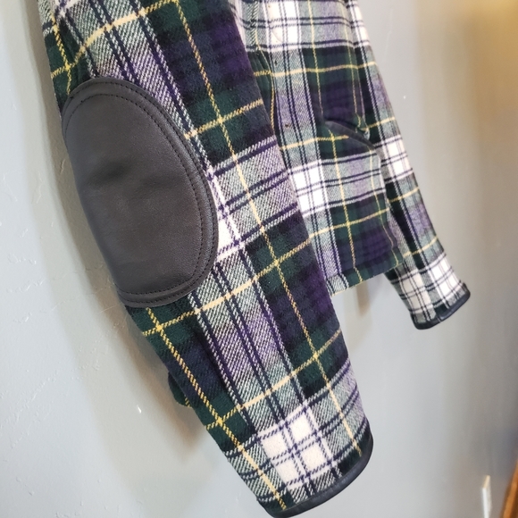 Gloverall Wool Plaid Tartan Coat - Picture 6 of 14